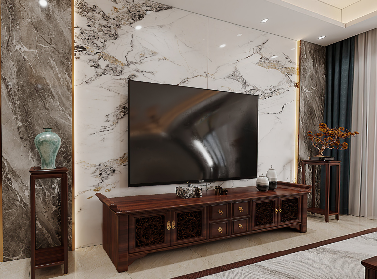 【夢居】135㎡中式設(shè)計(jì)，清雅含蓄，悅目芳華。