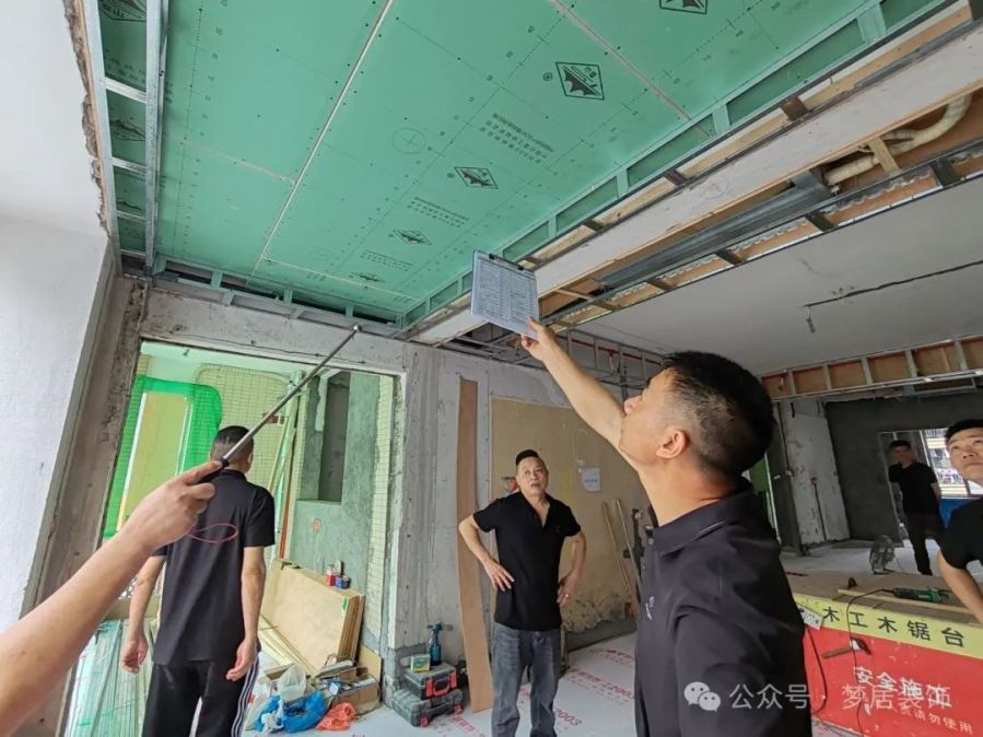 夢居每月工地大巡檢——看了工地再裝修，夢居工地經(jīng)得起檢驗！