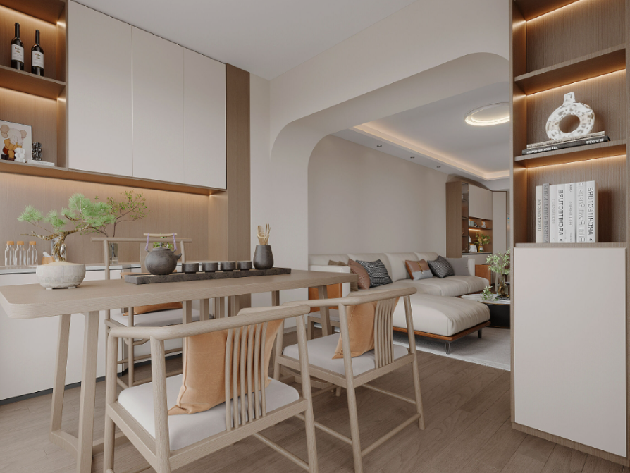 夢居&裝修設(shè)計 | 為長輩打造的110㎡養(yǎng)老房，木系治愈感的家。