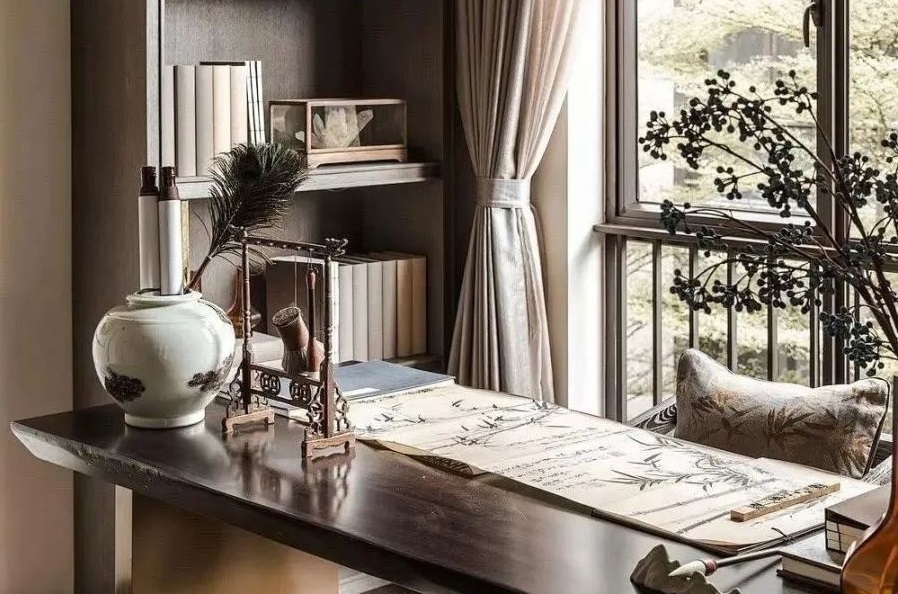 夢(mèng)居&裝修設(shè)計(jì) | 人生大雅，怎能少了一處書房！超實(shí)用中式書房設(shè)計(jì)技巧