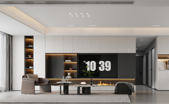 夢居&裝修設(shè)計 | 160㎡現(xiàn)代大平層，裝出高級時尚感。