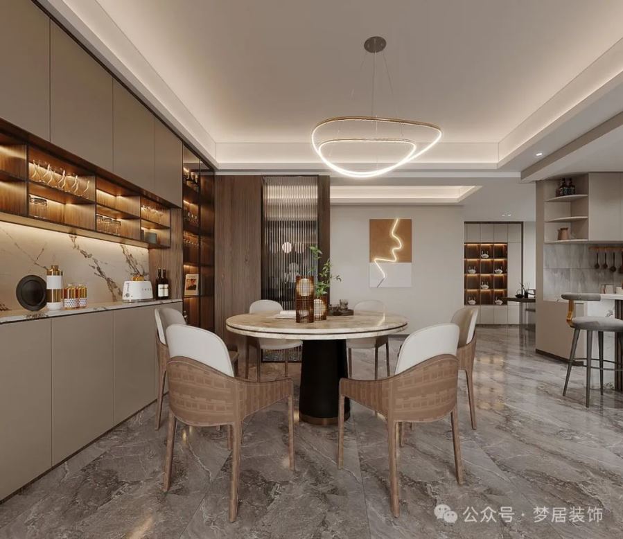 夢(mèng)居&裝修設(shè)計(jì) | 183㎡現(xiàn)代風(fēng)格大宅，重塑都市理想生活范本，雕琢質(zhì)感生活。