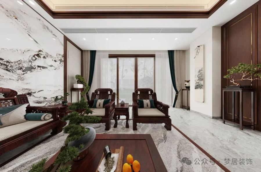 夢(mèng)居&裝修設(shè)計(jì) | 600㎡中式別墅設(shè)計(jì)：古韻今風(fēng)，詩意棲居。