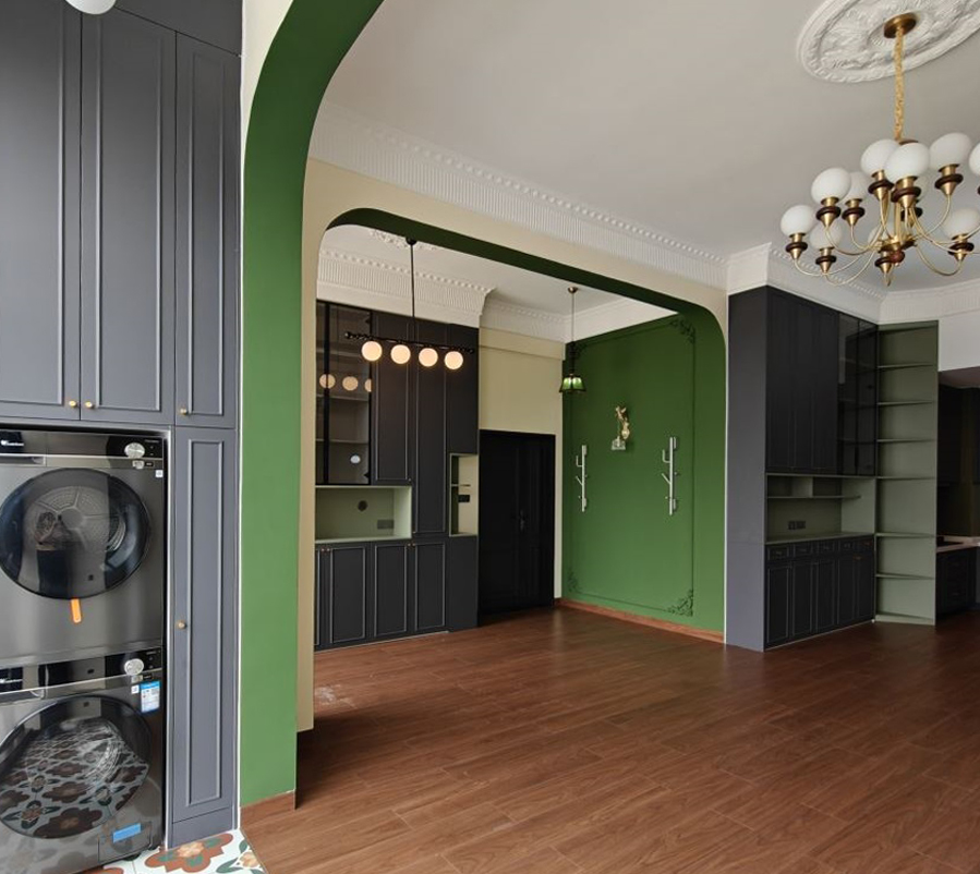 180㎡美式復古loft落地