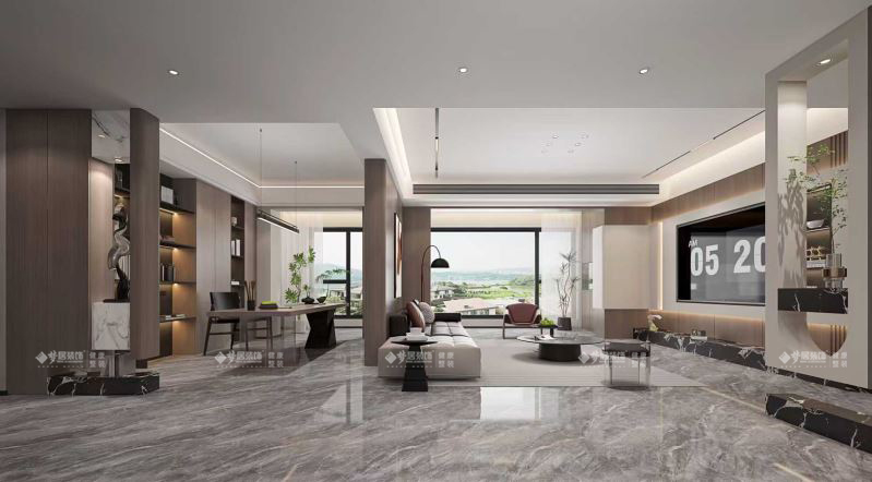 優(yōu)雅時(shí)尚的意式現(xiàn)代大平層